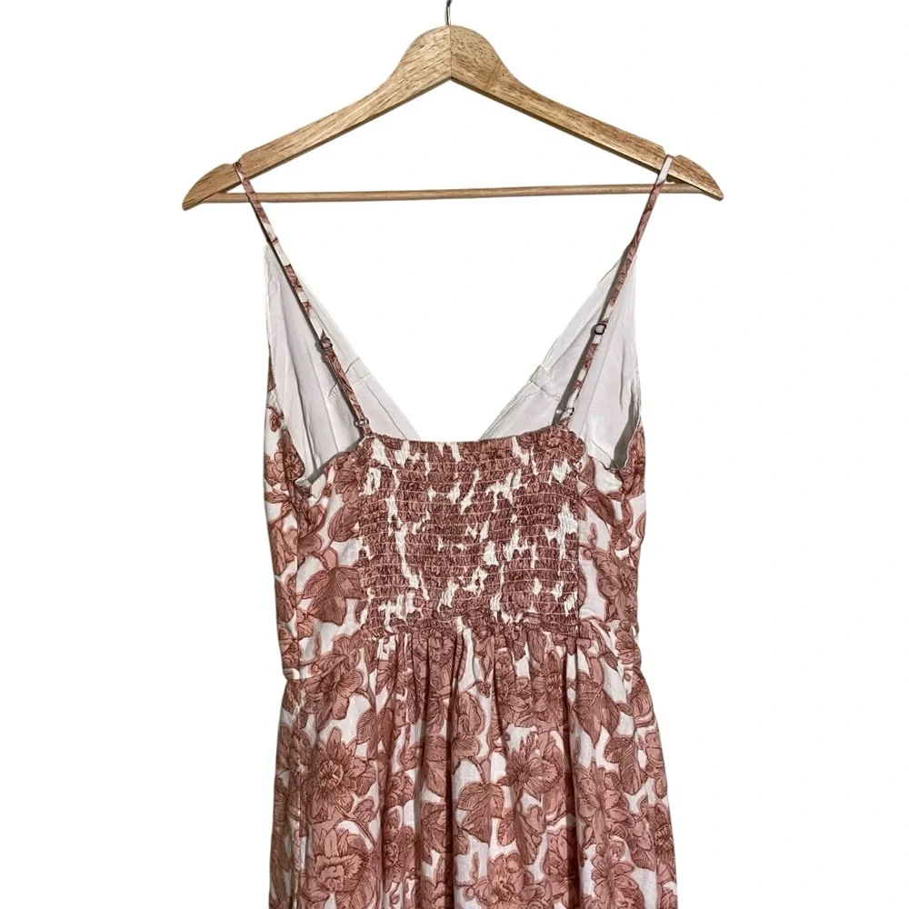 Abercrombie & Fitch Rust Floral Maxi Dress